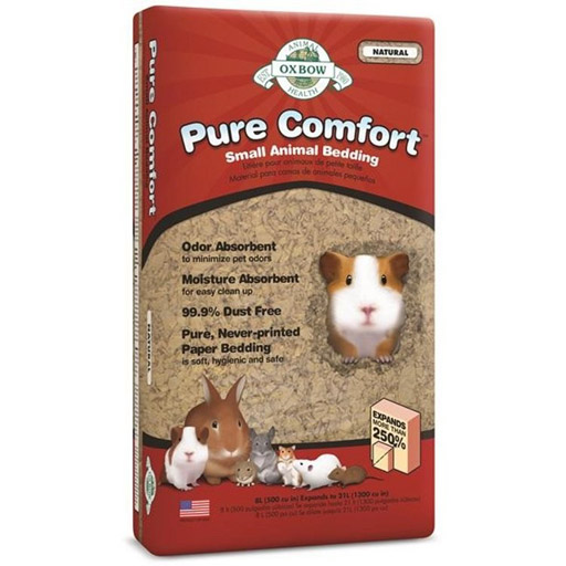 Oxbow Oxbow Pure Comfort, Litière naturelle pour petits rongeurs, 8,2 L (grand format 21 L)