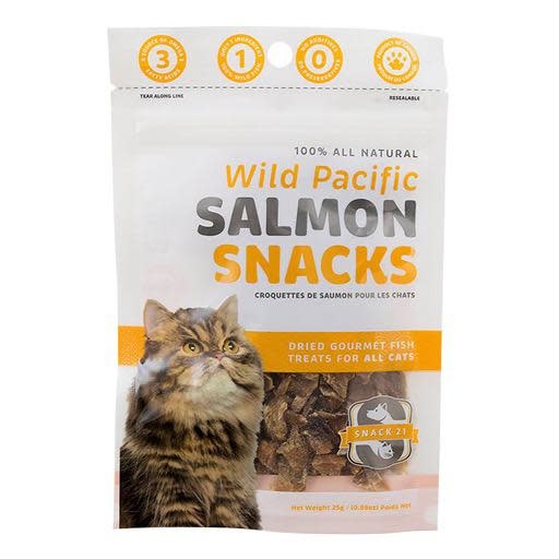 Snack21 Snack 21, Croquettes au saumon pour chats, 25 g