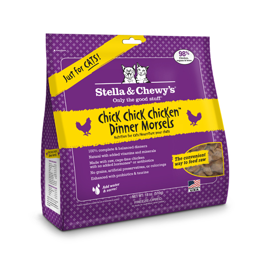 Stella & Chewy's Stella & Chewy’s Freeze Dried Cat Chick, Chick, Chicken Dinner 18oz