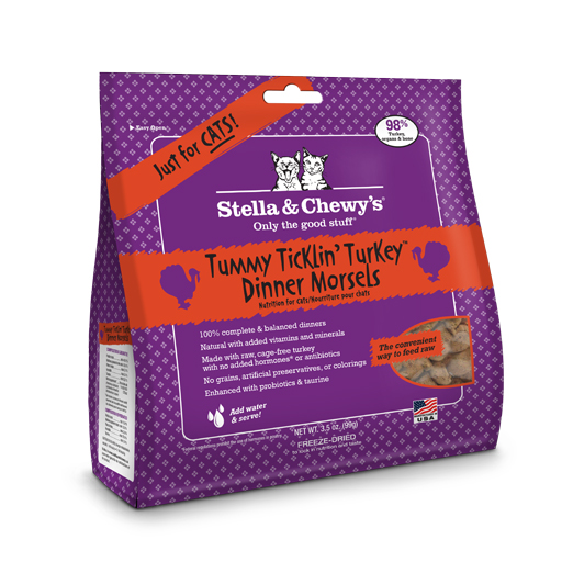 Stella & Chewy's Stella & Chewy's Freeze Dried Cat Tummy Ticklin' Turkey Dinner 3.5oz