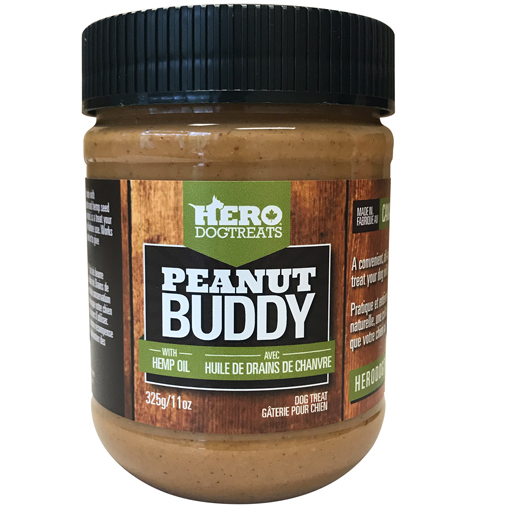 Hero Dog Treat Hero Dog Treats Peanut Buddy Peanut Butter with Hemp Oil 365g