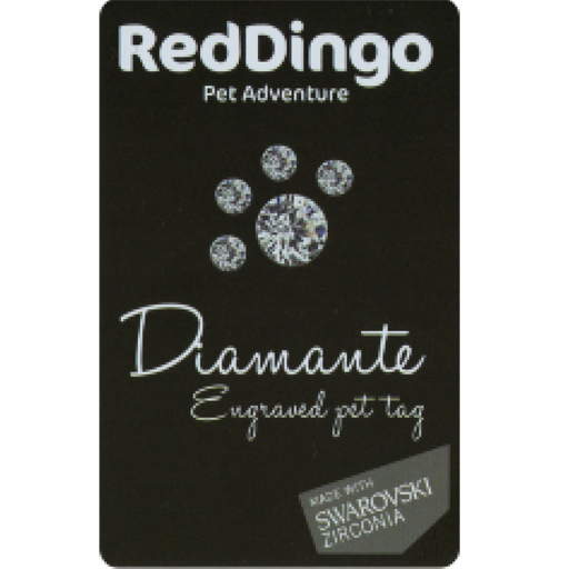 Red Dingo Red Dingo, Carte exprès Swarovski pour médaille d’identification