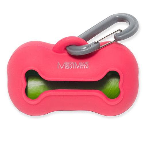 Messy Mutts Messy Mutts Silicone Waste Bag Holder Watermelon