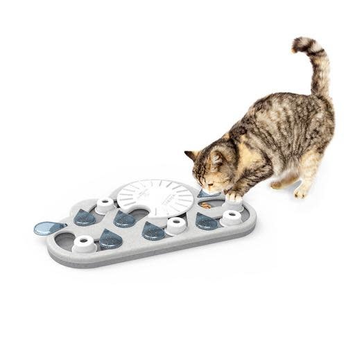 Nina Ottosson by Petstages Rainy Day Puzzle & Play - Interactive Cat Treat  Puzzle