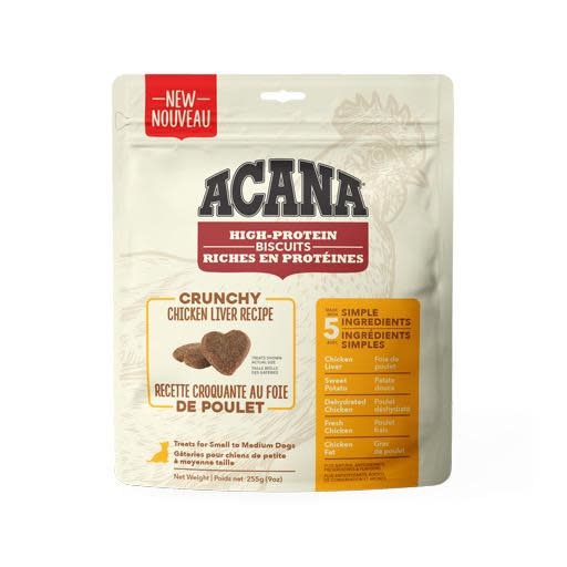Acana Crunchy Chicken Liver Biscuits Small 255g