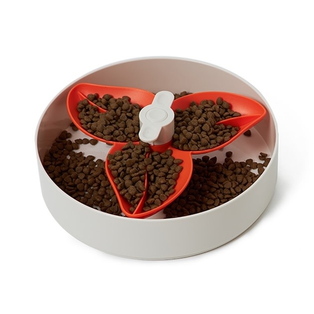 Distributeur interactif et rotatif, Pet Dream House, bougainvillier, orange