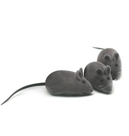 Wonpet, Jouet souris grise couineuse, 2 po