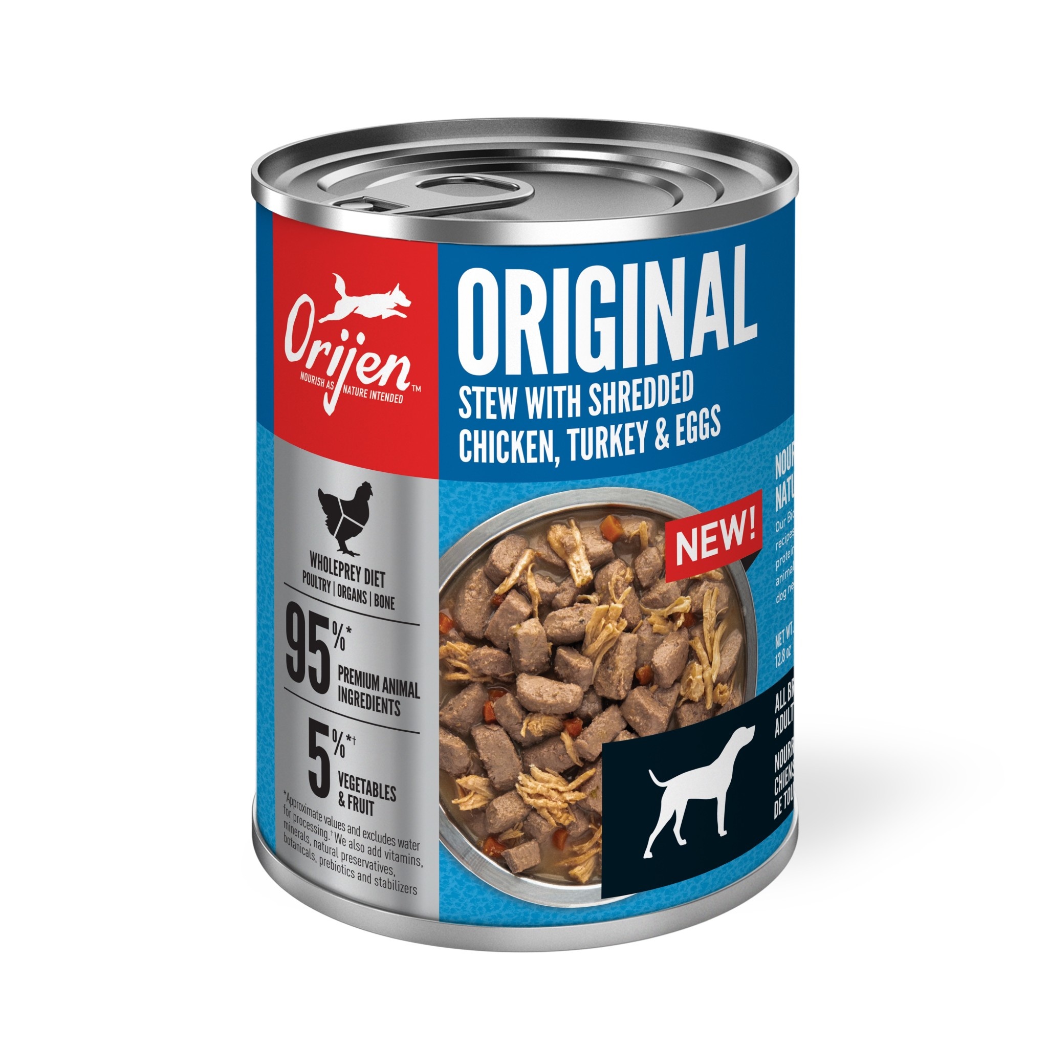 Orijen Ragoût Original ORIJEN®, une nourriture humide de grande qualité pour chiens, 363 g