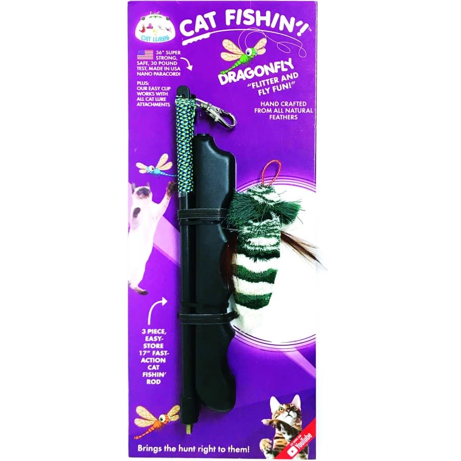 Go Cat Cat Lure, Canne à pêche Cat Fishin avec libellule