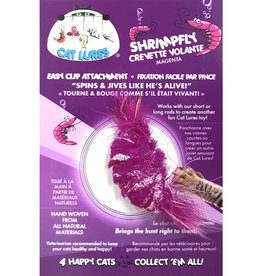 Go Cat Cat Lures, Crevette volante jouet, magenta