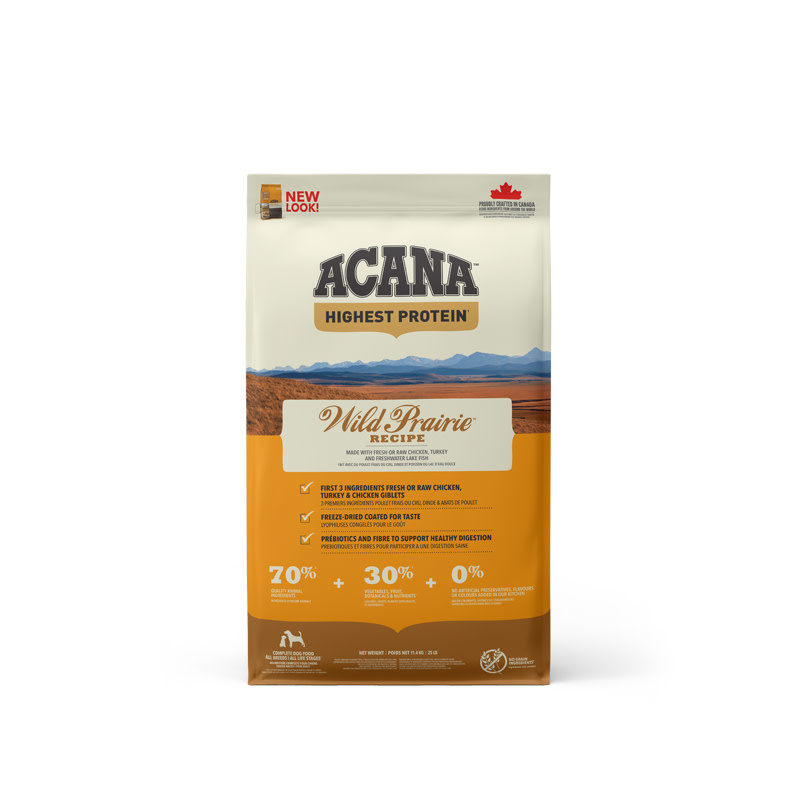 Acana Acana Chien, Prairies Sauvages, 11,4 kg