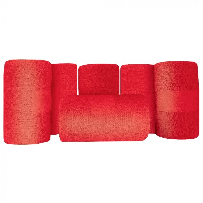 Ubaflex Ubaflex Flexible Cohesive Bandage 4" Red