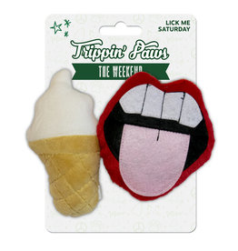 Trippin Paws, Jouet pour chat “The weekend Lick Me”, 4 po