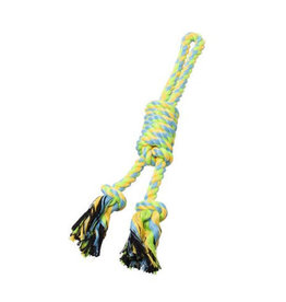 Budz, Corde jouet double brin avec 3 nœuds, 11,5 po