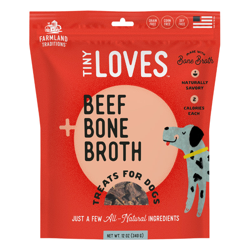 Farmland Traditions Tiny Loves™, Charqui de bœuf avec bouillon d'os, 5 oz