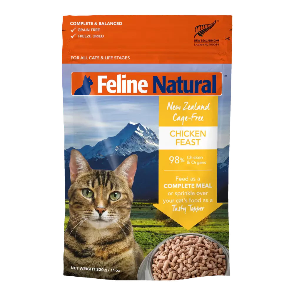 K9 Natural Feline Natural Nourriture Lyophilisée au Poulet 320g