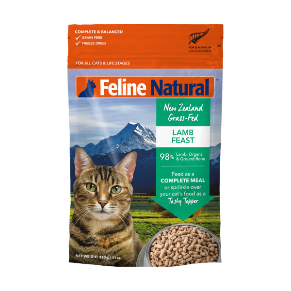 K9 Natural Feline Natural Nourriture Lyophilisée à l'Agneau 320g