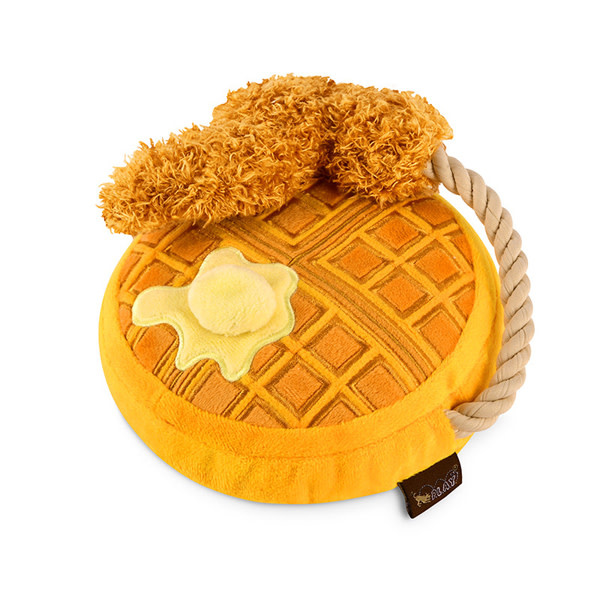 PLAY, Poulet et gaufre en peluche Barking Brunch