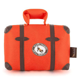 PLAY, Valise en peluche de la collection Globetrotter