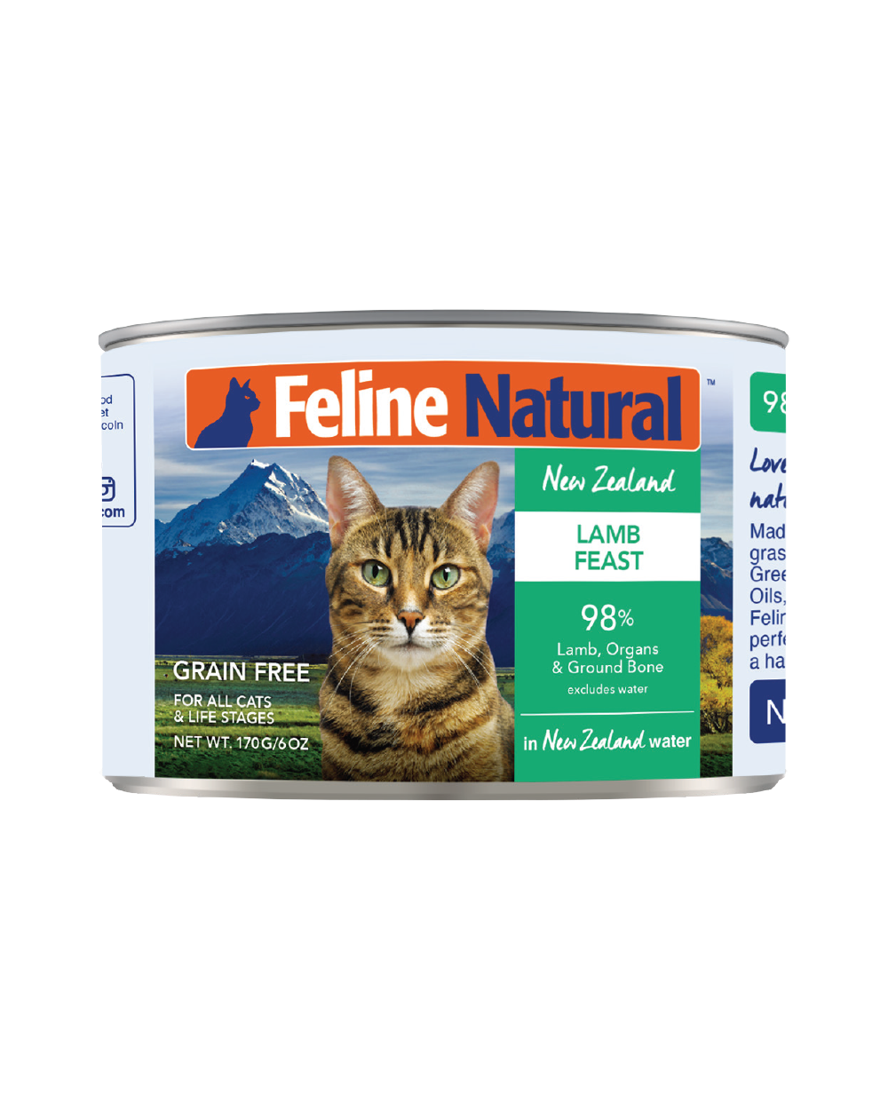 K9 Natural Feline Natural Cat Can Agneau 6 oz