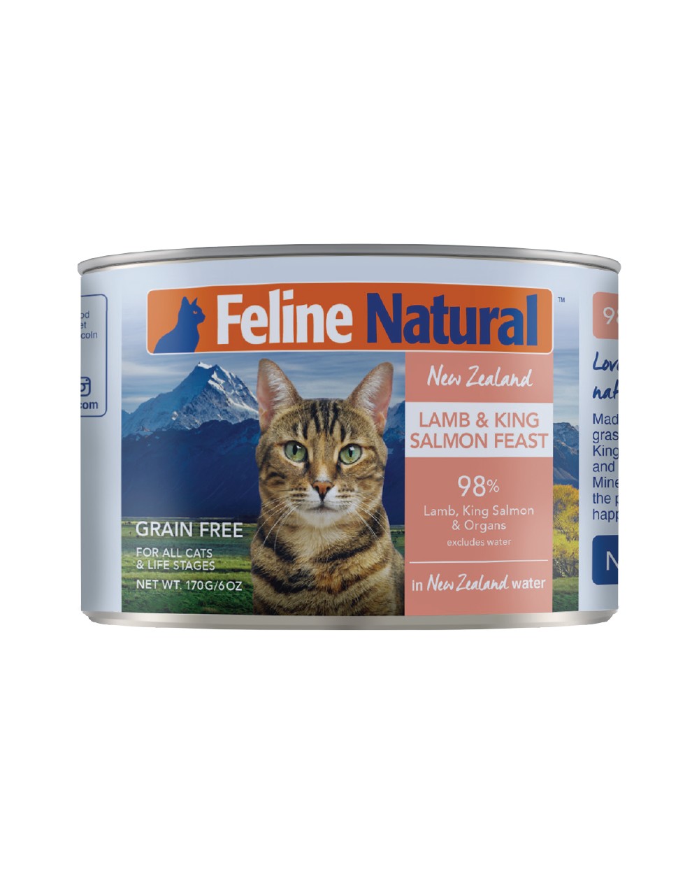 K9 Natural Feline Natural Cat Can Lamb & King Salmon Feast 6oz