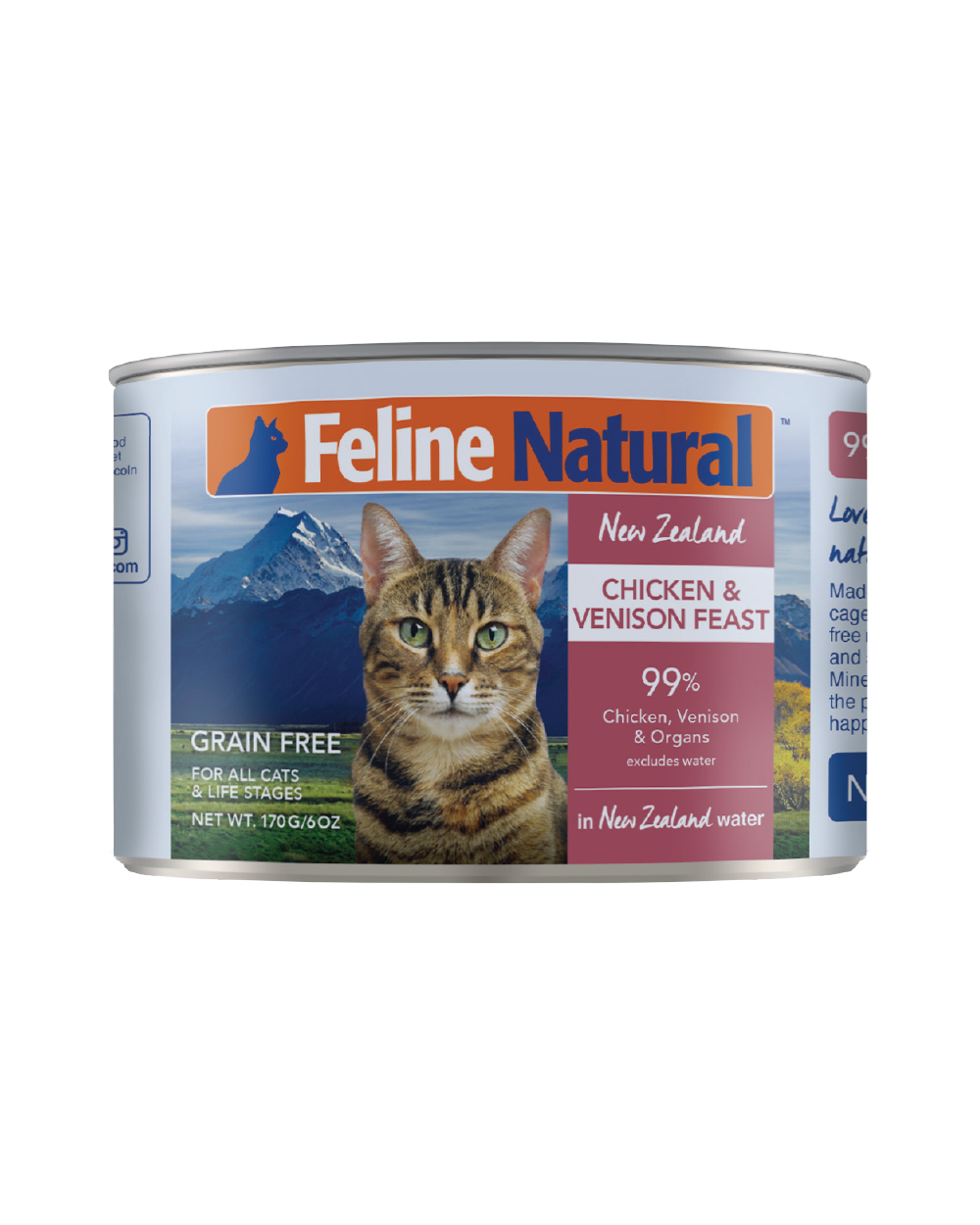 K9 Natural Feline Natural Cat Can Chicken & Venison Feast 6oz