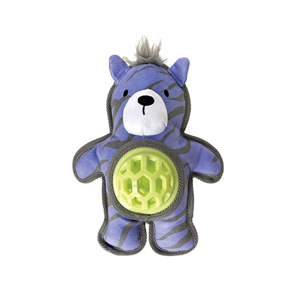Fou Fou Dog FouFou Hide 'n Seek Bellies Zebra Dog Toy
