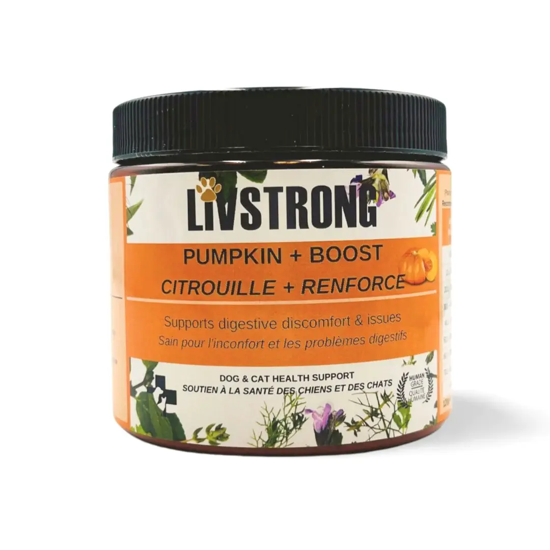 Livstrong Livstrong Pumpkin + Boost Dog & Cat Health Support 120g
