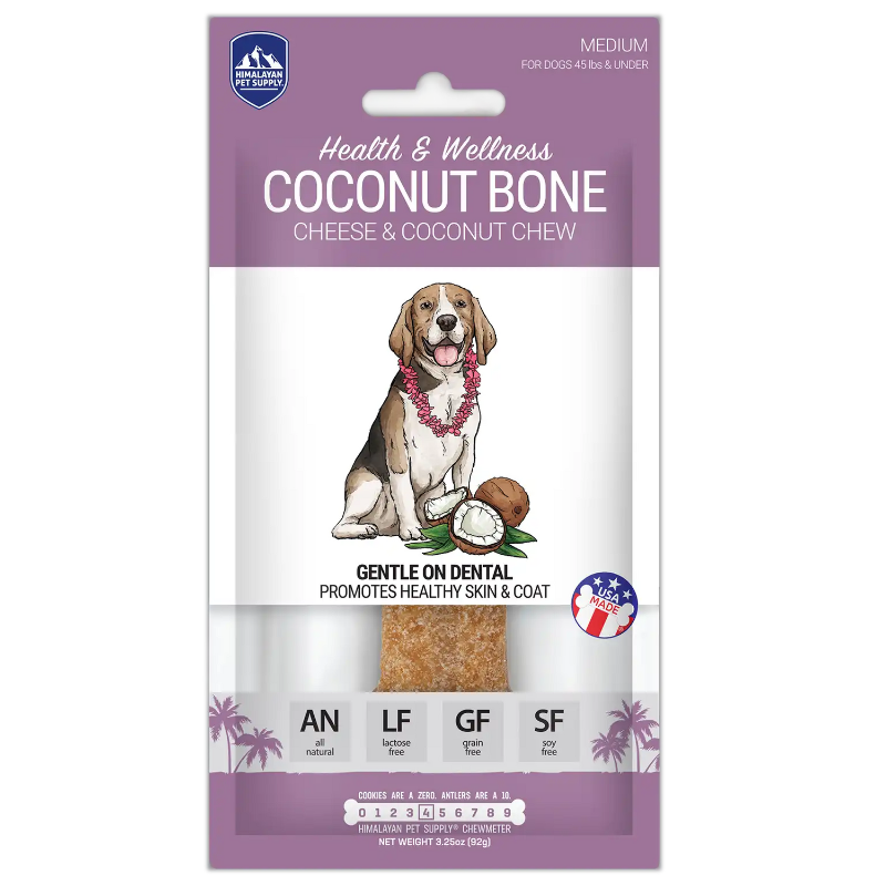 Himalayan Pet Supply Himalayan Health & Wellness Coconut Bone Medium 3.25oz