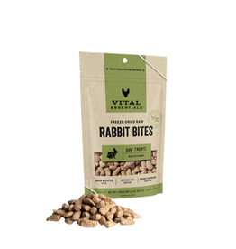 Vital Essentials, Rabbit Bites, Gâteries lyophilisées de bouchées de lapin, 56,7 g