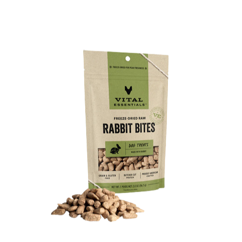 Vital Essentials Rabbit Bites Freeze Dried Treats 56.7g