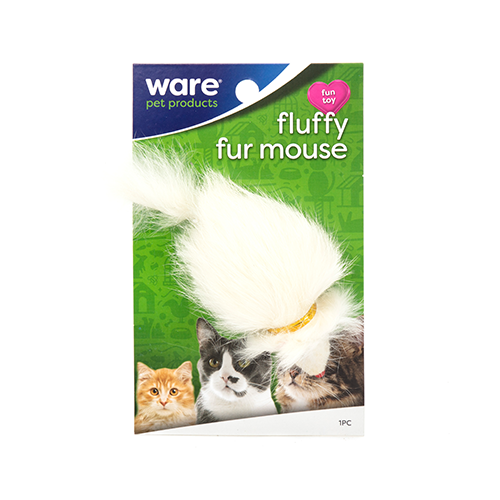 Ware Manufacturing Ware Cat Toy Fluffy Fur Mouse