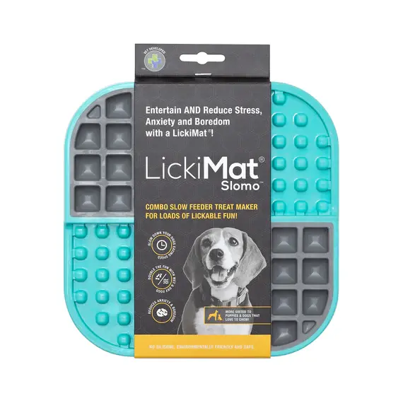 LickiMat LickiMat Dog Slomo Turquoise