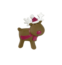 Fou Fou Dog Fou FouFit Dog Holiday Latex Gingerbread Cookie Reindeer