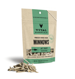 Vital Essentials Freeze Dried Minnows Cat Treats 14.2g