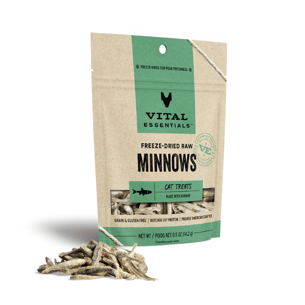 Vital Essentials Vital Cat Minnows Freeze Dried Treats 14.2g