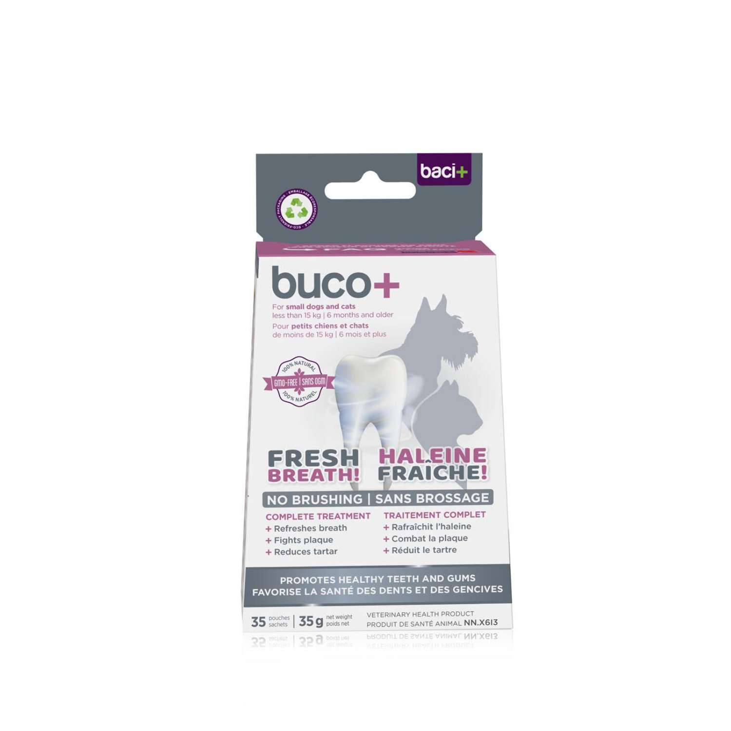 Baci+ Buco+ 100mg Oral Health for Small Dog and Cats 35g