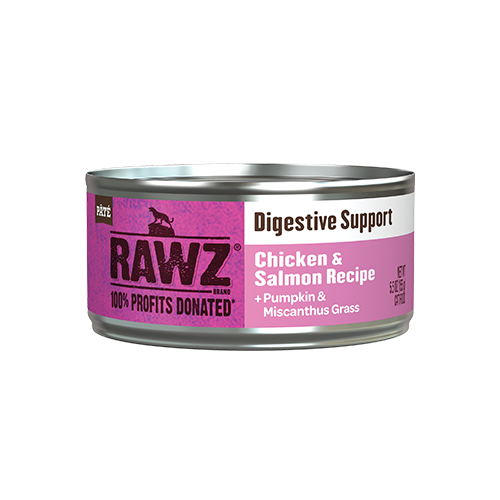 Rawz Rawz Cat Can Digestive Support Chicken & Salmon 5.5oz
