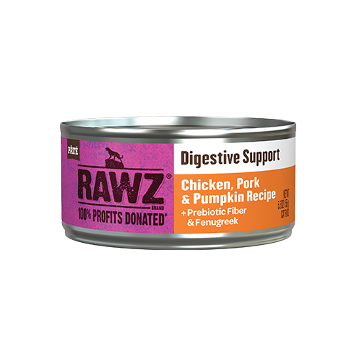 Rawz Rawz Cat Can Digestive Support Chicken, Pork & Pumpkin 5.5oz