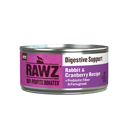 Rawz Rawz Cat Can Digestive Support Rabbit & Cranberry 5.5oz