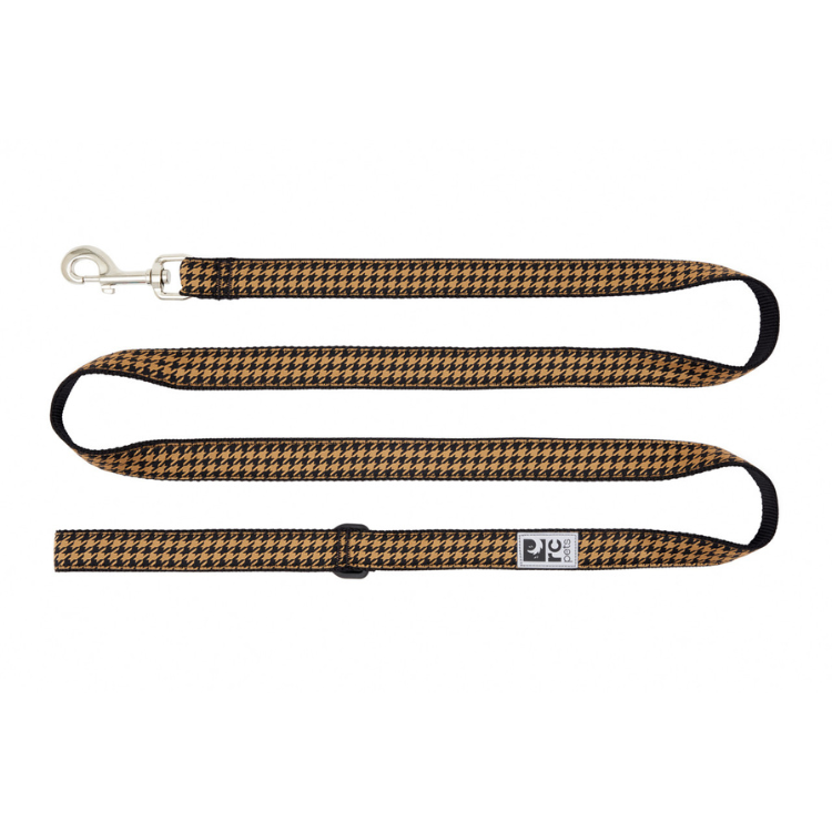 RC Pets RC Pets Dog Leash Houndstooth Toffee