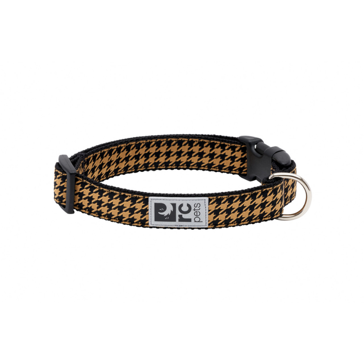 RC Pets RC Pets Clip Collar Houndstooth Toffee