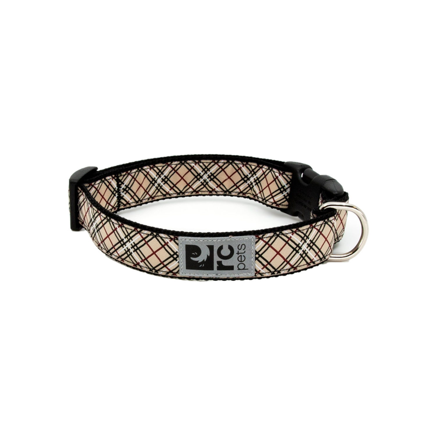 RC Pets RC Pets Clip Collar Tan Tartan