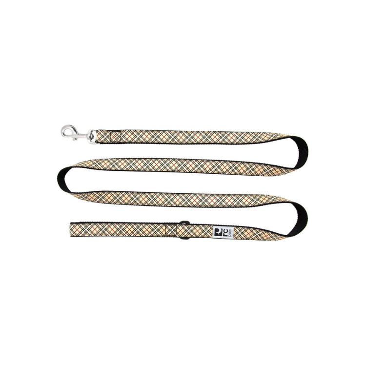 RC Pets RC Pets Dog Leash Tan Tartan