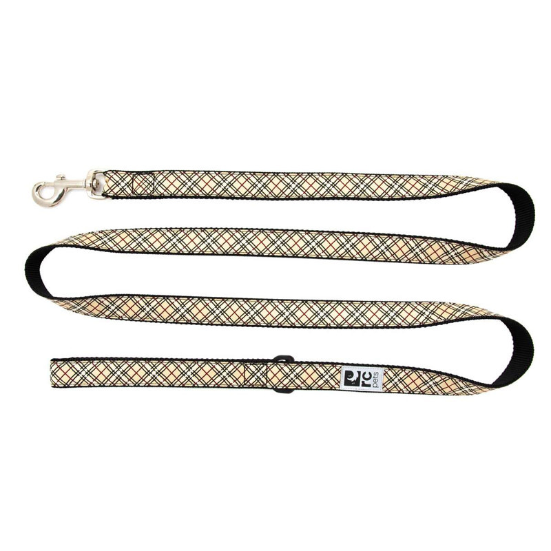 RC Pets RC Pets Dog Leash Tan Tartan