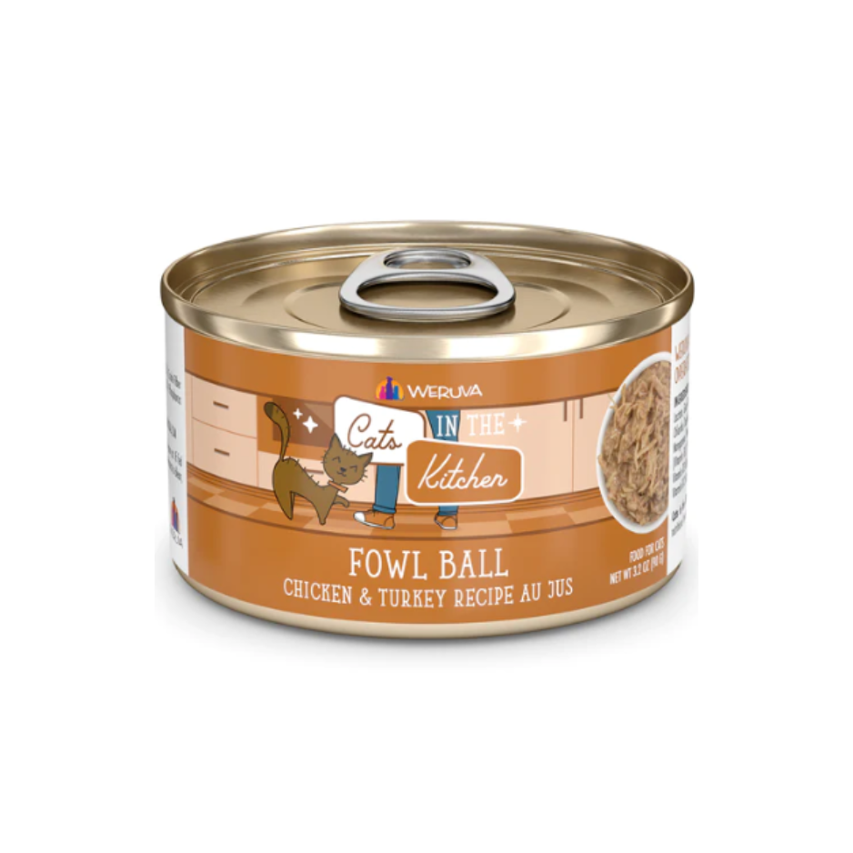 Weruva Cats in the Kitchen, Sauté de volaille boîte pour chat, 6 oz