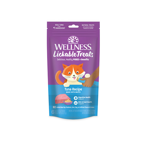 Wellness Wellness Kittles Tuna Recipe Lickable Soft Puree Cat Treats 2.5oz
