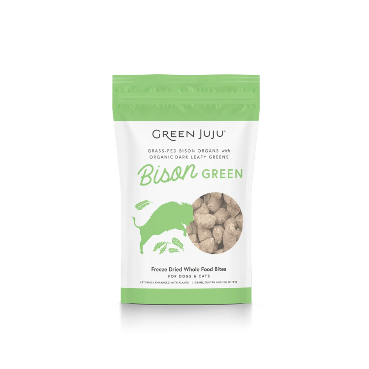 Green Juju Green Juju Bison Green Freeze Dried Whole Food Bites 71g