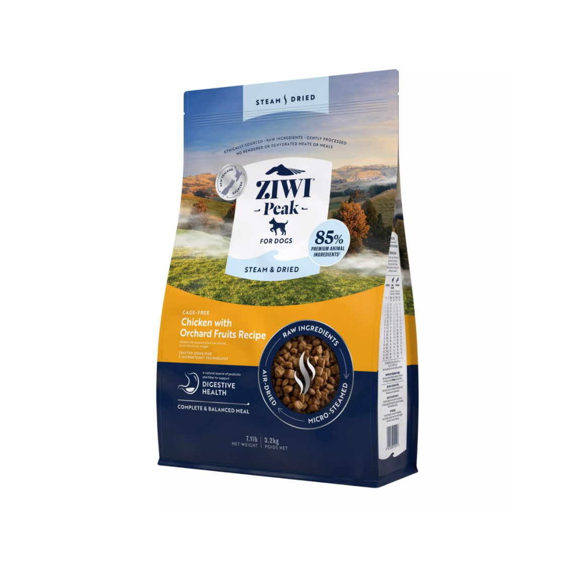 ZiwiPeak ZiwiPeak Dog Steam Dried Chicken with Orchard Fruits