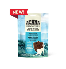 Acana Acana Chewy Strips Dog Treats Skin, Coat & Digestive Support Salmon Recipe 113g